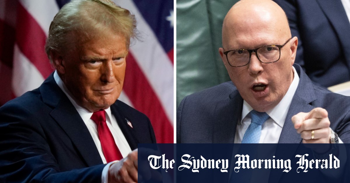 Dutton suit les indications, mais la Coalition se méfie d'un Trump à fond