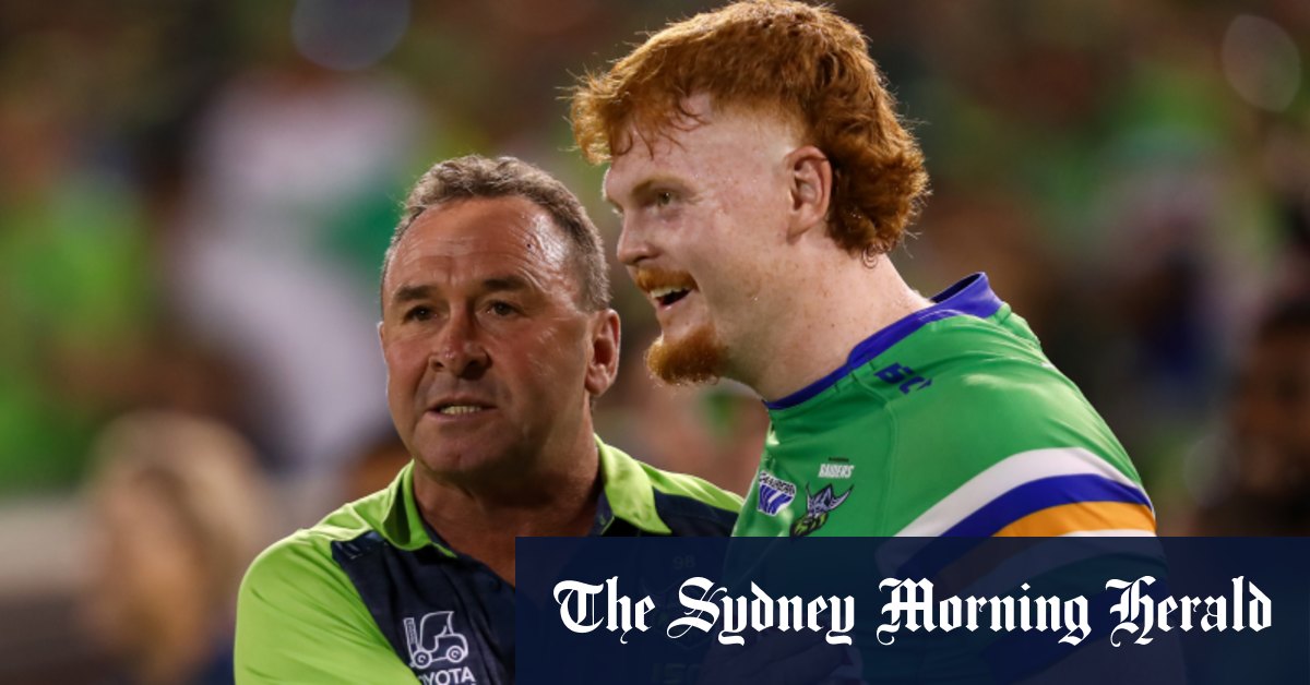L’attaquant de Canberra Corey Horsburgh parle de Ricky Stuart, des Raiders et d’une année en montagnes russes