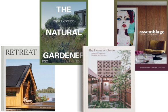 Retraite : Maisons et modes de vie inspirés ; Le jardinier naturel ; La Maison du Vert ; Assemblage : L'art de la pièce.  