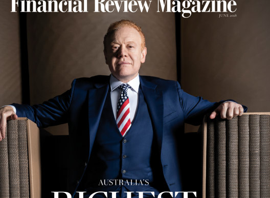 Anthony Pratt en couverture du numéro Rich List 2018.
