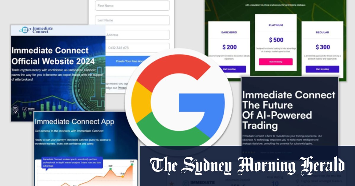 Les 101 façons dont Google sert les Australiens à des escrocs connus