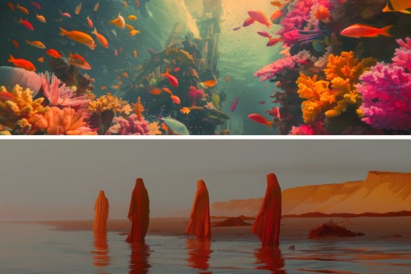 Illustrations conceptuelles pour After the End, réalisé par Liam Young, écrit par Natasha Wanganeen, superviseur VFX Alexey Marfin. 