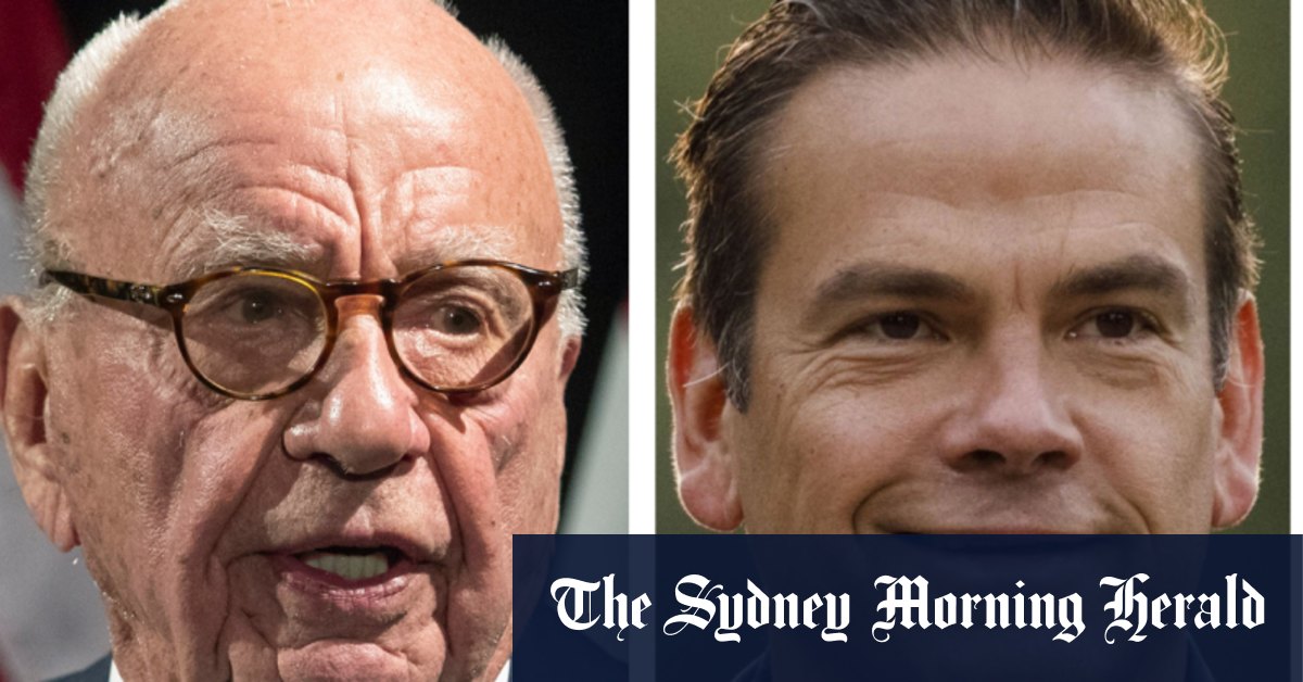 Rupert Murdoch assiste à la fête de Noël de Lachlan