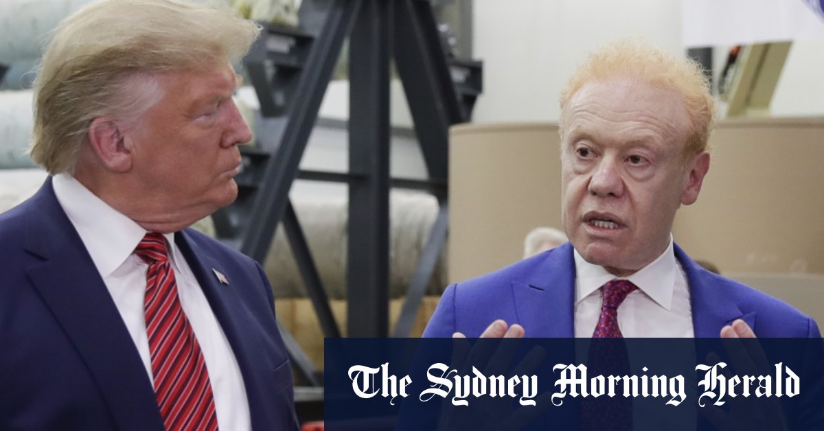 Le milliardaire de l’emballage Anthony Pratt a injecté 15 millions de dollars dans la campagne Trump