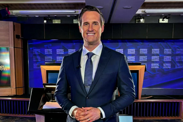 James Glenday, a précédemment présenté le bulletin d'information ACT d'ABC.