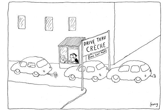 Le dessin animé Drive Thru Creche (2000) a perdu de nombreux fans à Leunig.