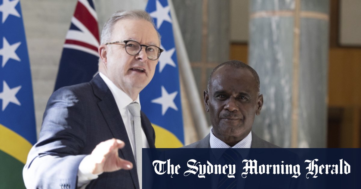 Anthony Albanese annonce un accord de sécurité avec les Îles Salomon
