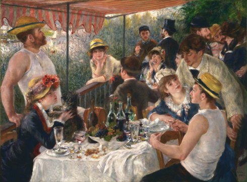 Alcool, frères et chapeaux de canotier : Le Déjeuner de la canoterie de Pierre-Auguste Renoir (1881).