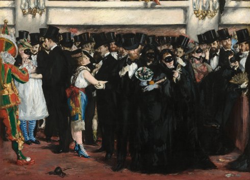 Le Bal masqué à l'Opéra d'Édouard Manet (1873) : classe comme l'opéra.