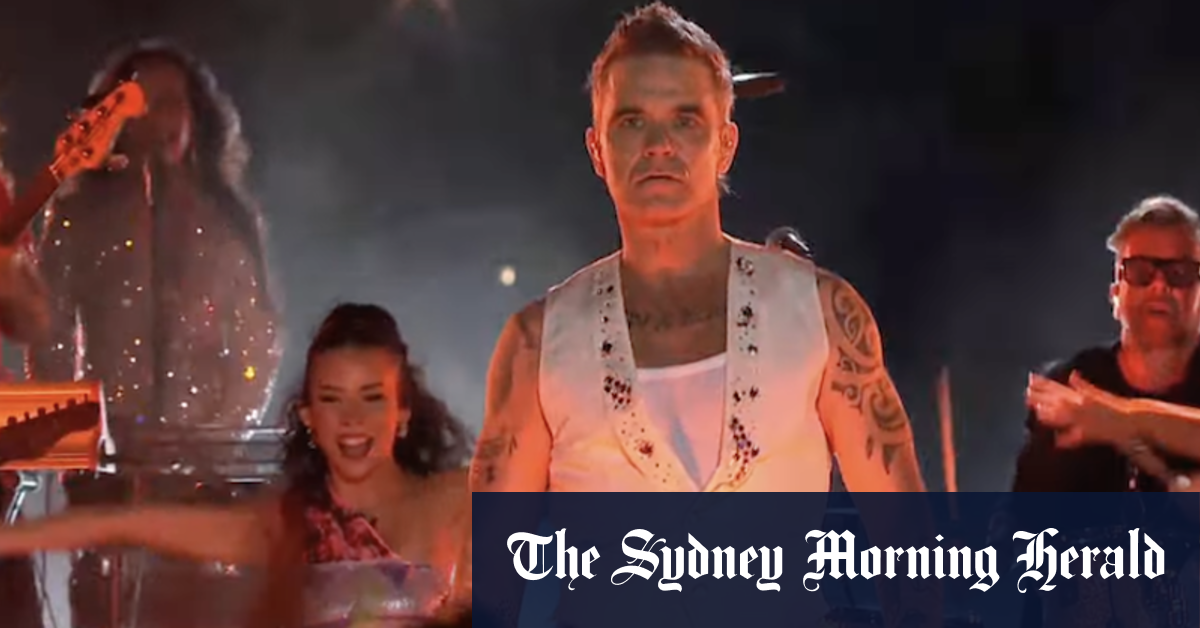 Robbie Williams fait vibrer Sydney lors d'une émission sur ABC