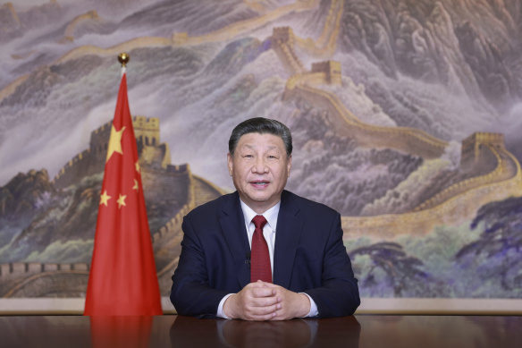 Le président chinois Xi Jinping délivre son message du Nouvel An.