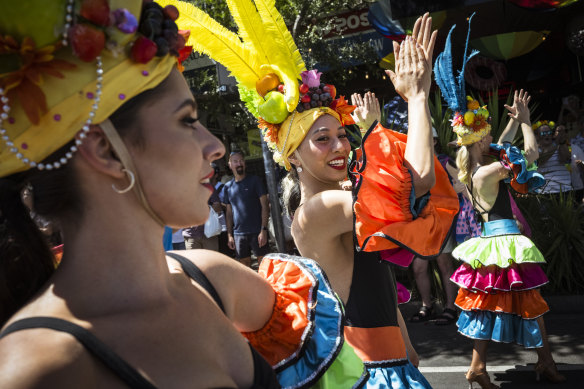 La marche de la fierté Midsumma 2024 à St Kilda.