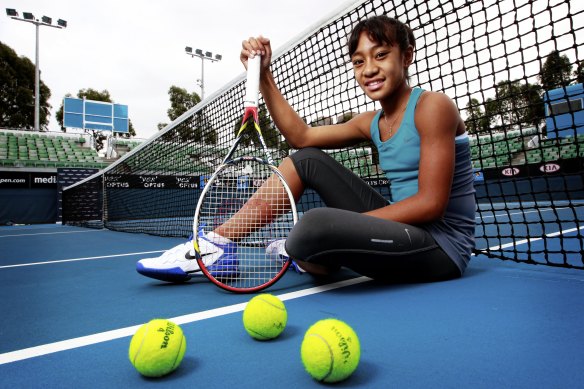 Destanee Aiava a représenté l'Australie au tournoi Longines Future Tennis Aces en 2012.