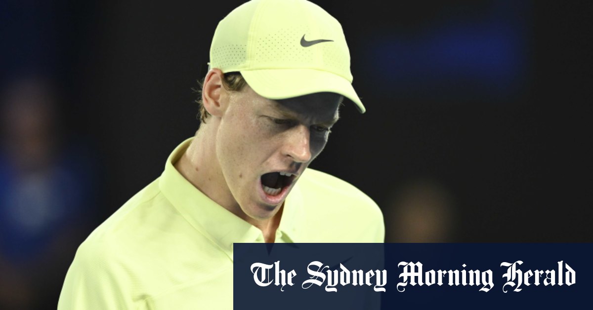 Ben Shelton a conquis. Ensuite, pour Jannik Sinner? Rejoindre Novak Djokovic et Roger Federer; dessiner; calendrier; scores; Rod Laver Arena