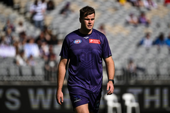 Fremantle Ruckman, en proie à des blessures, Sean Darcy.
