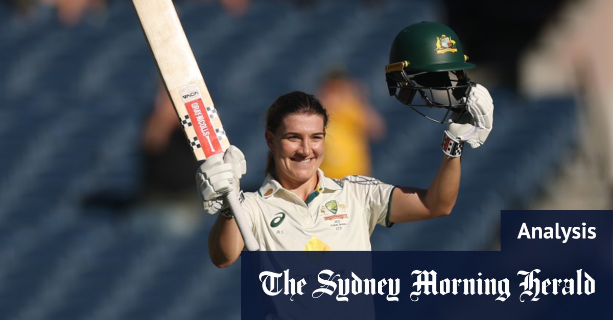 Annabel Sutherland fait 163 comme des métiers à la chaux