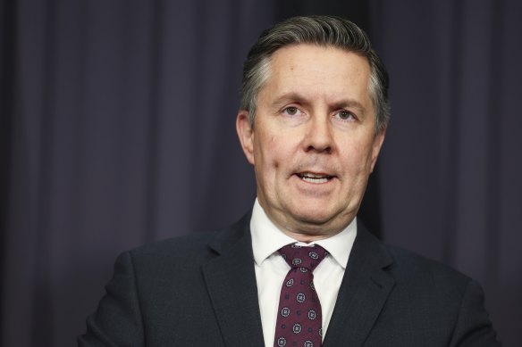 Le ministre fédéral de la Santé Mark Butler.