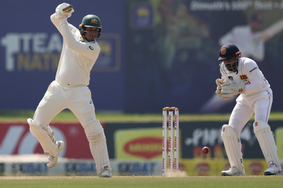 Usman Khawaja a guidé l'Australie vers la victoire.