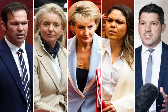 Les sénateurs de la coalition Matt Canavan, Bridget McKenzie, Michaelia Cash, Jacinta Nampijinpa Price et Alex Antic ont voté pour le projet de loi de Pauline Hanson sur une enquête sur les «traitements expérimentaux de genre des enfants».