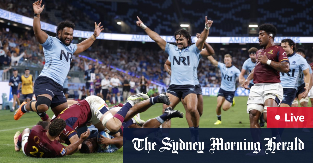 Super Rugby, Joseph-Aukuso Suaalii, Waratahs, où regarder, Allianz Stadium,