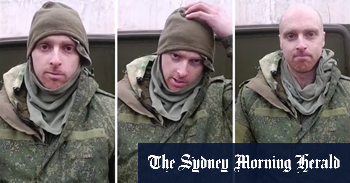 Une nouvelle vidéo émerge montrant l'Australien capturé en Ukraine