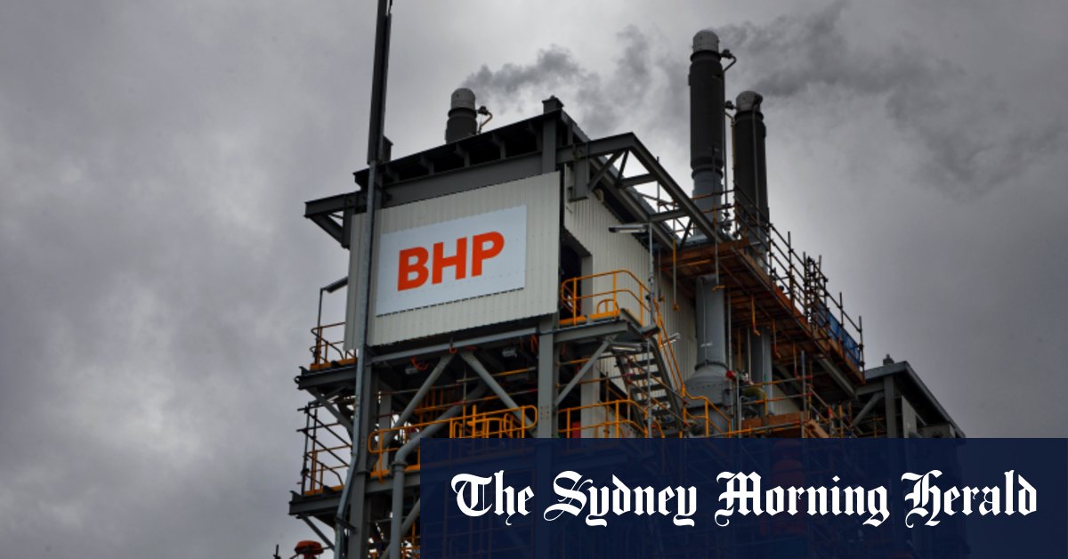 Le BHP (ASX: BHP) réduit le dividende, postes de bénéfices plus faibles que prévu
