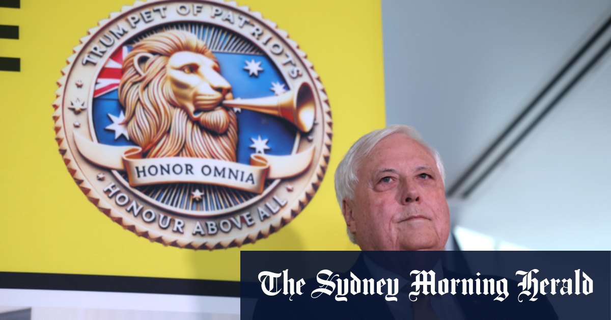 Clive Palmer lance la trompette des Patriots Party