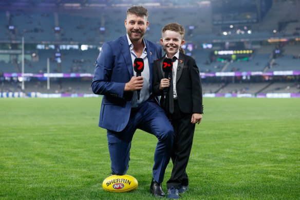 Dale Thomas sera en vue sur la couverture footy de Channel Seven cette saison.