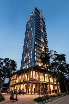 Ultra Building Co construit une hauteur d'appartement de 27 niveaux, le Bryson, avec une valeur finale de 200 millions de dollars.