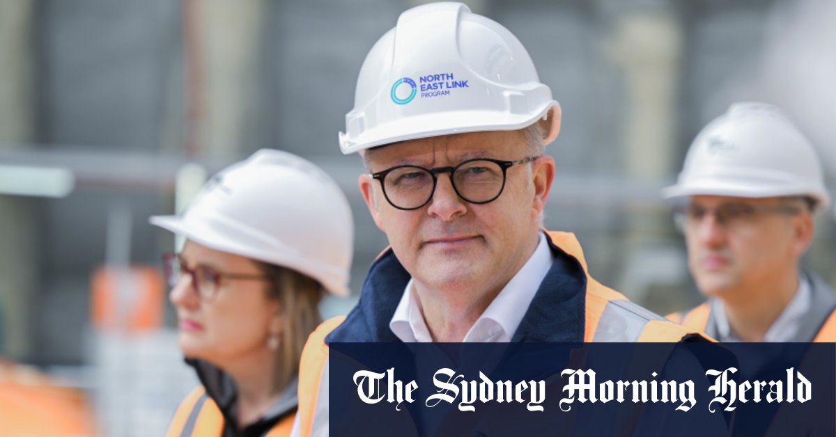 Anthony Albanese Airport Rail Link Splash