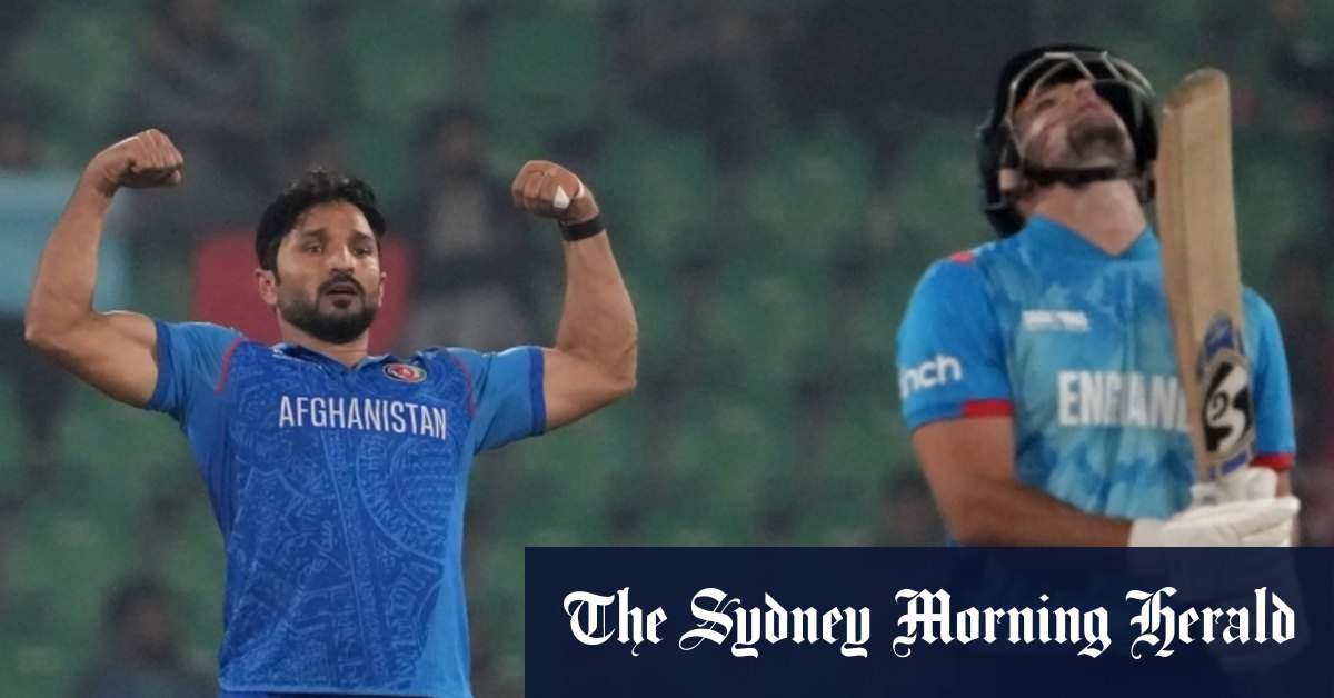 L'Afghanistan a éliminé l'Angleterre du trophée des champions; Ibrahim Zadran