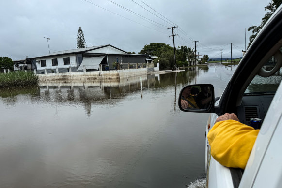 Inondation à Macknade dans le nord du Queensland en février.