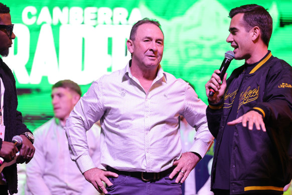Ricky Stuart est interviewé à Vegas.