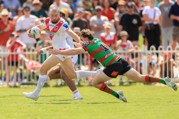 Clint Gutherson avait l'air bien pour les dragons dans leurs épreuves.
