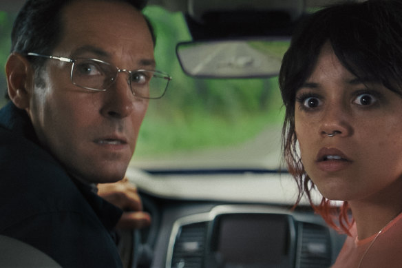 Paul Rudd et Jenna Ortega dans la mort de la comédie noire d'une licorne.