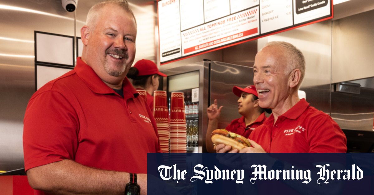 US Burger Chain Five Guys à l'approche lente en Australie