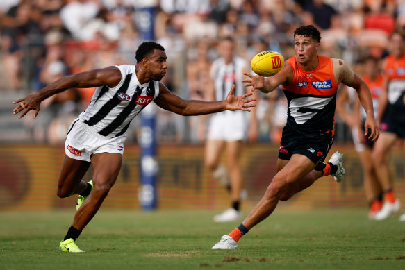 Finn Callaghan était en grande forme alors que les Giants ont rendu Collingwood lent.