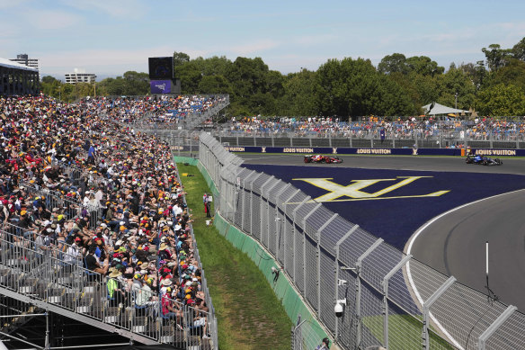 Plus de 450 000 personnes ont assisté au Grand Prix australien en 2024.