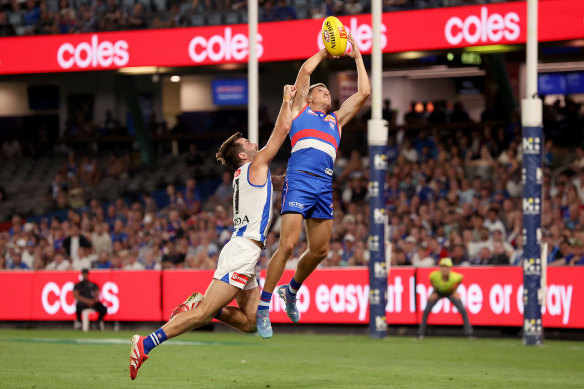 Laitham Vandererer était excellent dans la victoire des Bulldogs sur North Melbourne