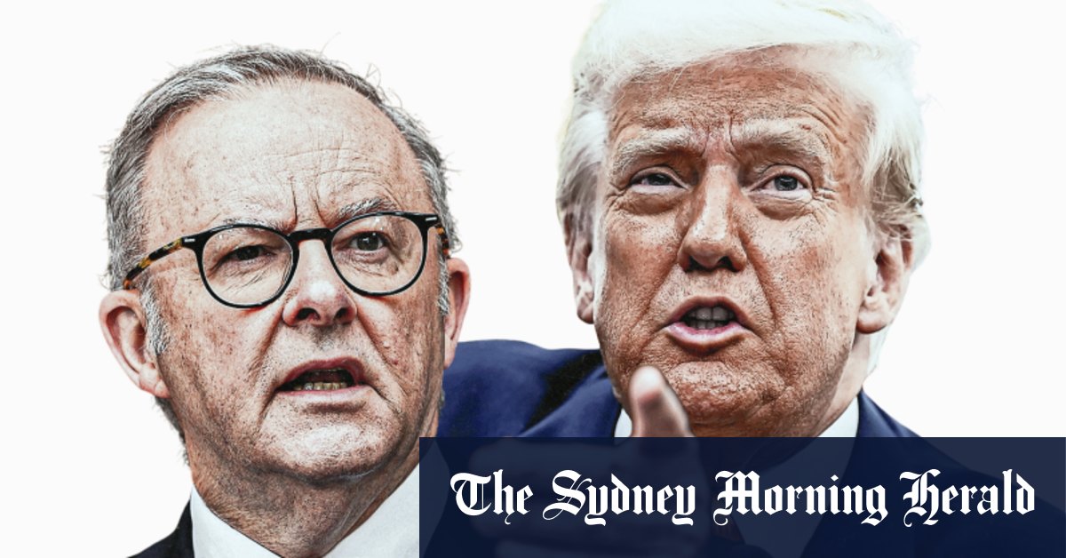 L'Australie fait pression pour l'offre de tarif Trump qu'il ne peut pas refuser '