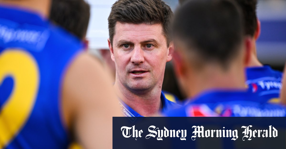 Hardwick dans le coin de McQualter après Horror Eagles Flop