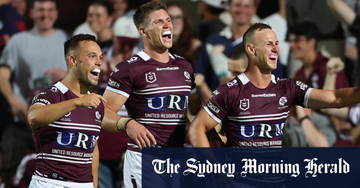 Manly Sea Eagles a battu Canberra Raiders alors que Reuben Garrick marque 28 points