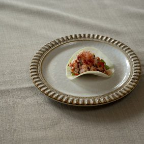 Le homard «taco» à Lucia.