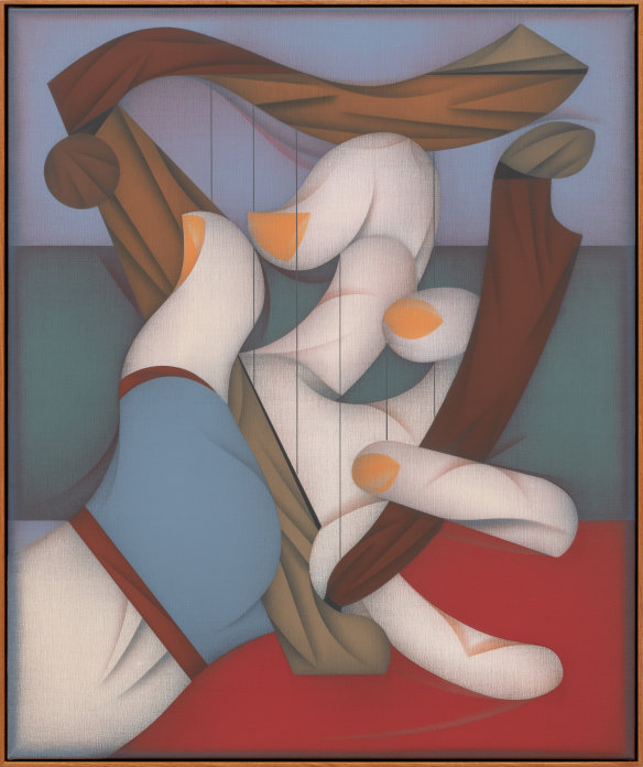 Erato, 2024, huile sur lin.