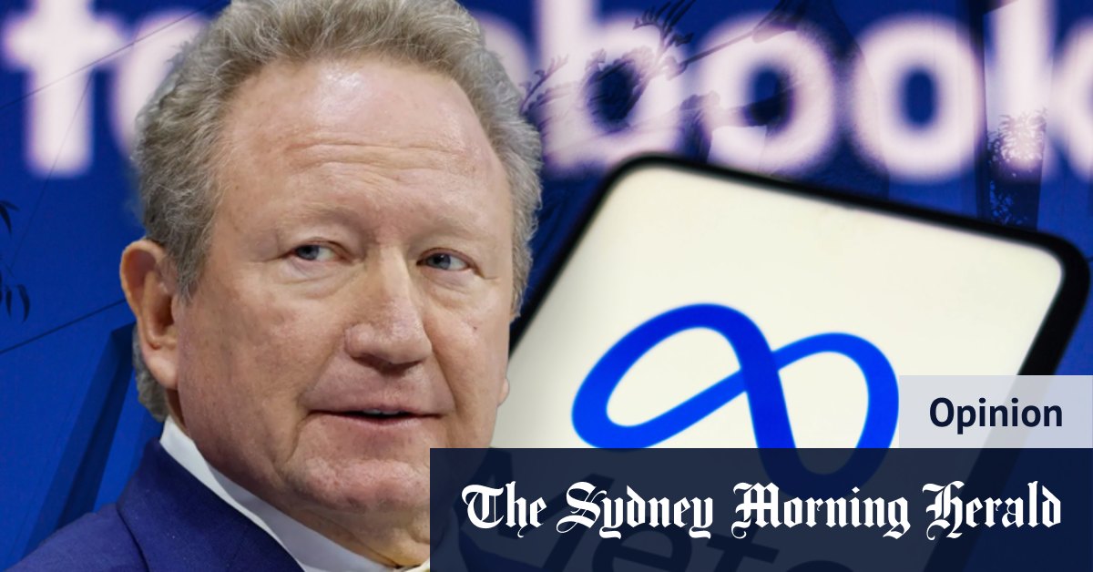 Le milliardaire Twiggy Forrest décroche un coup de poing sur Zuckerberg, mais peut-il marquer un KO?