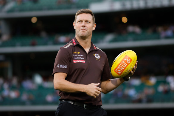 L'entraîneur des Hawks Sam Mitchell.