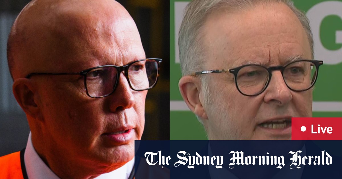 Peter Dutton, sondage Anthony Albanese; Coupes de boucle ferroviaire de banlieue signalées par la coalition; Effet Trump Inquiétude des électeurs
