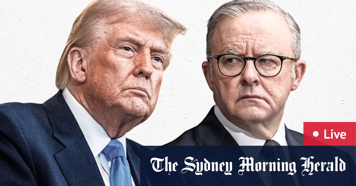 ASX Down après Trump Australia tarifs dans le discours de la «Journée de la libération»; Anthony Albanese répond; Conférence de presse de Peter Dutton à venir