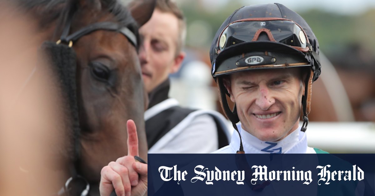 Jockey Zac Purton à Sydney pour Doncaster Ride sur Moira