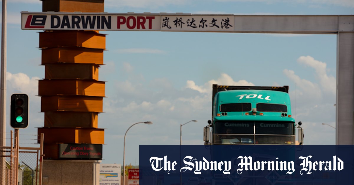 Peter Dutton promet de retirer Darwin Port Off Chinese Company